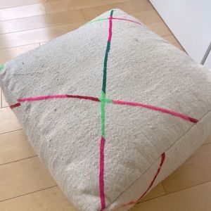 Moroccan poufs - matching pair. Purchased in Marrakech.